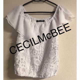 CECIL McBEE - CECILMcBEEオフショルダーレーストップス