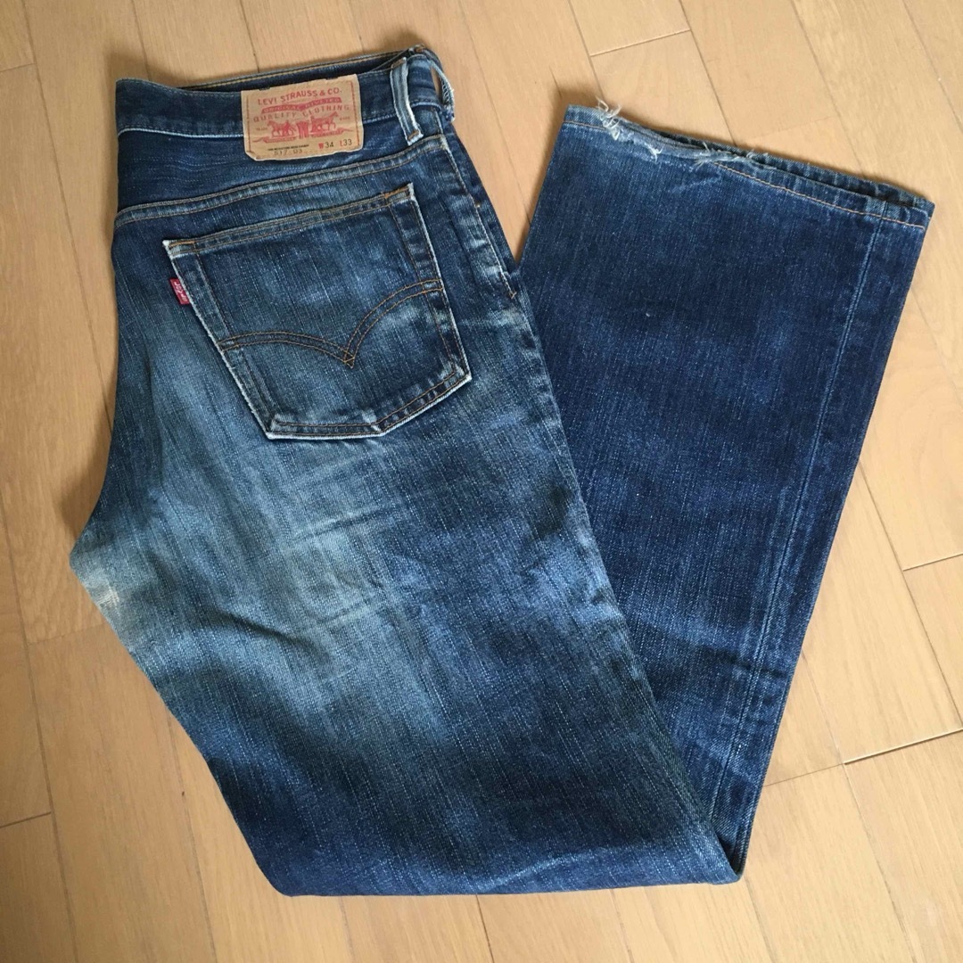 Levi's(リーバイス)のリーバイス 517-03 日本製 デニム ジーンズ 鬼ヒゲ ハチノス メンズのパンツ(デニム/ジーンズ)の商品写真