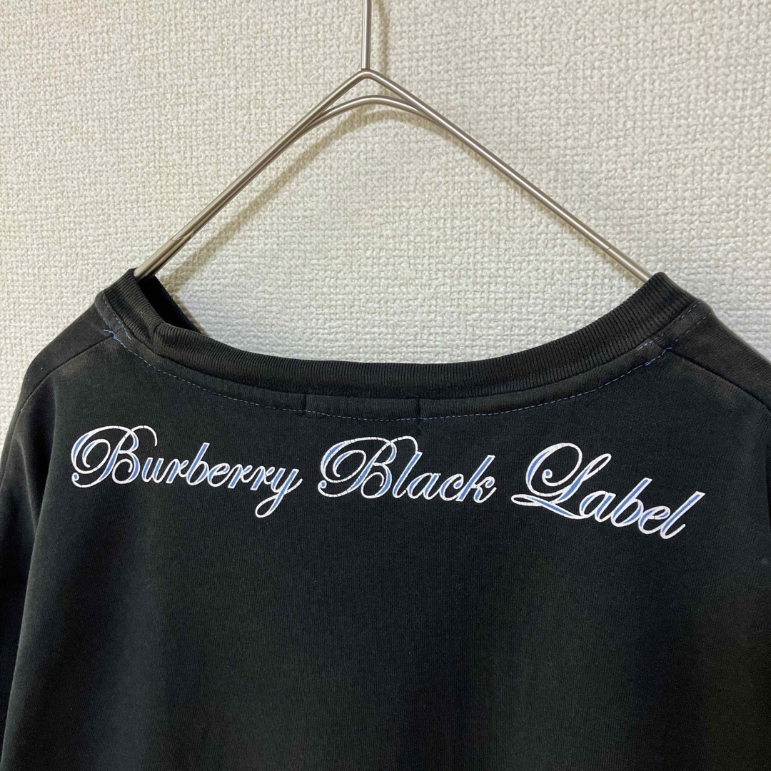 BURBERRY BLACK LABEL(バーバリーブラックレーベル)のBURBERRY BLACK LABEL Tシャツ　ブラック　サイズ3 メンズのトップス(Tシャツ/カットソー(半袖/袖なし))の商品写真