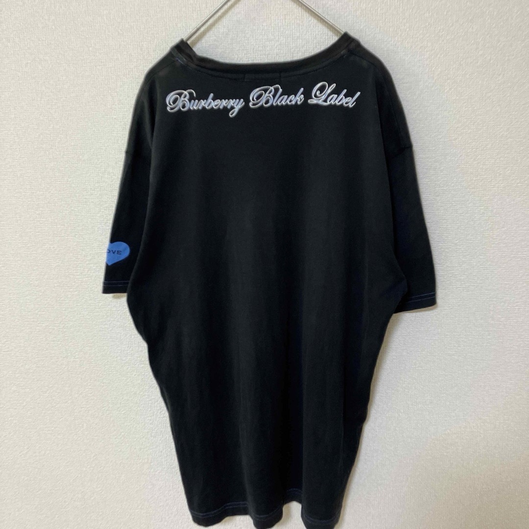 BURBERRY BLACK LABEL(バーバリーブラックレーベル)のBURBERRY BLACK LABEL Tシャツ　ブラック　サイズ3 メンズのトップス(Tシャツ/カットソー(半袖/袖なし))の商品写真