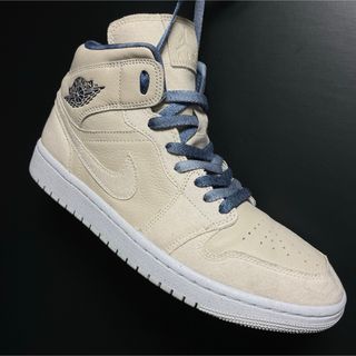 ナイキ(NIKE)のNIKE AIR JORDAN 1 MID SE INDIGO(スニーカー)