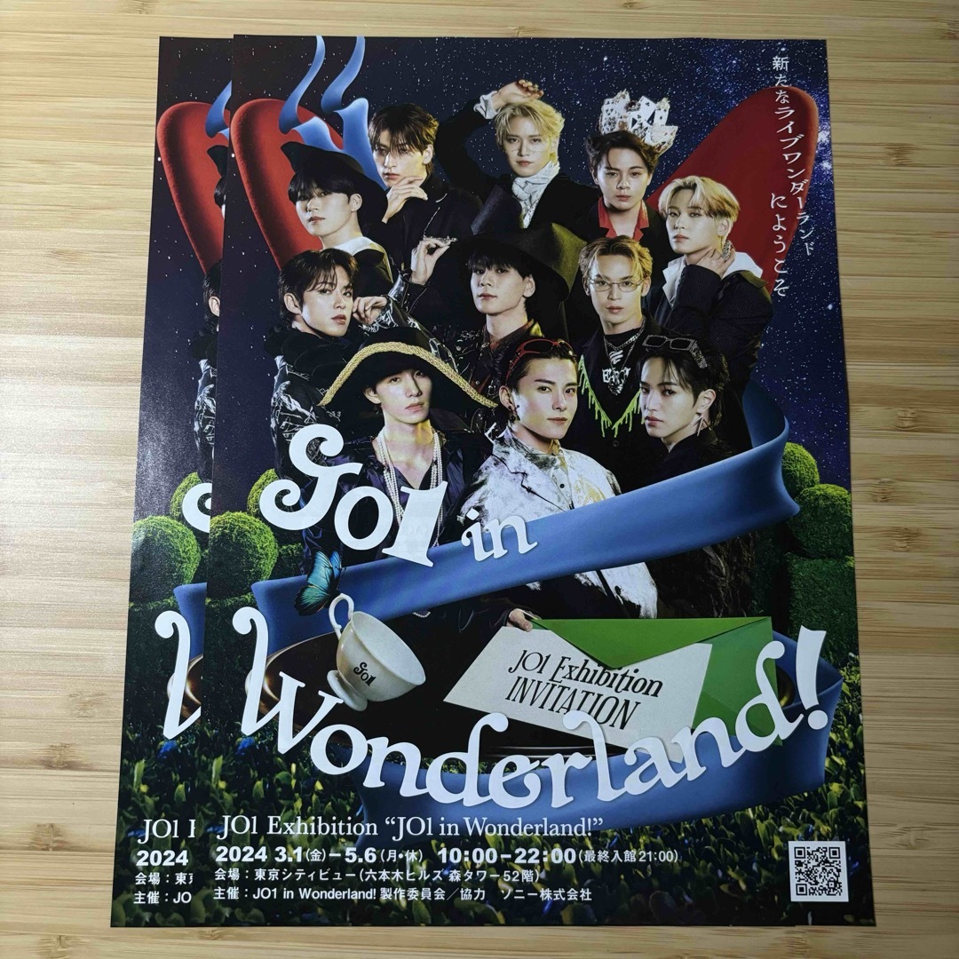 JO1 in Wonderland フライヤー 2枚 エンタメ/ホビーのタレントグッズ(アイドルグッズ)の商品写真