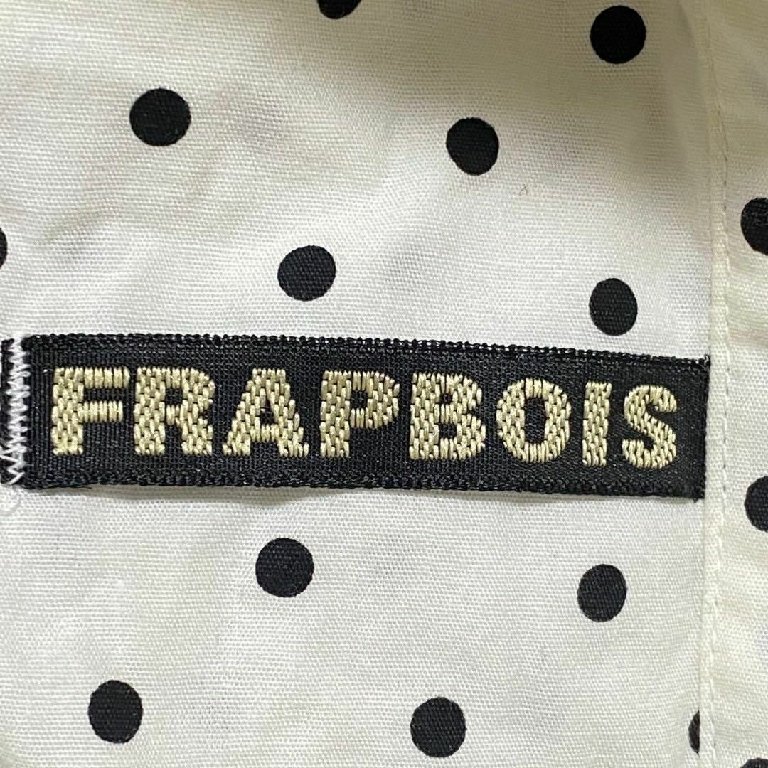 FRAPBOIS(フラボア)のかわいいドット柄♡ FRAPBOIS フラボア シャツ レディース レディースのトップス(シャツ/ブラウス(半袖/袖なし))の商品写真