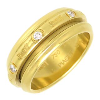 ピアジェ(PIAGET)のピアジェ ポセション ダイヤモンド リング #63 750 (K18YG) メンズ PIAGET 【中古】 【ジュエリー】(リング(指輪))