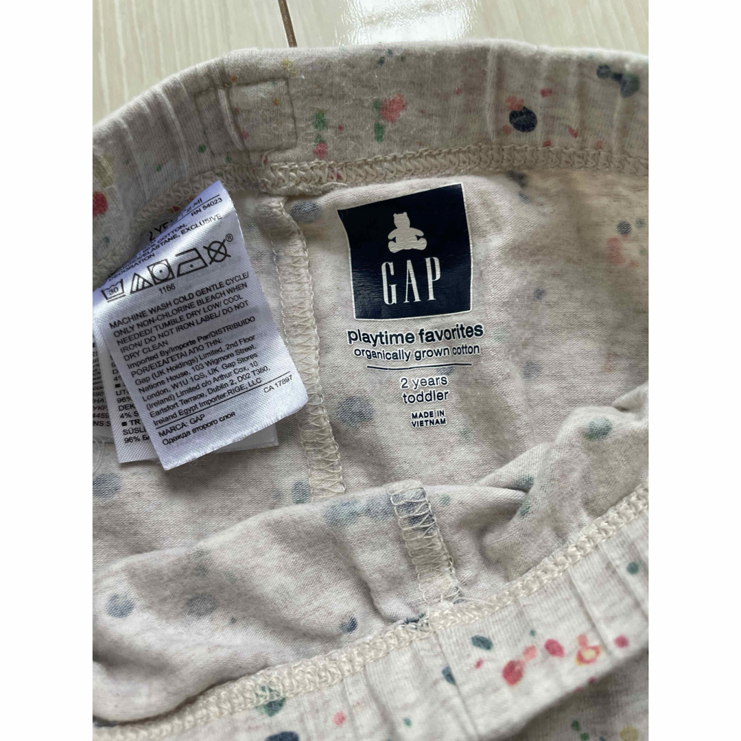 GAP(ギャップ)のGap レギンス　2本セット キッズ/ベビー/マタニティのキッズ服女の子用(90cm~)(パンツ/スパッツ)の商品写真