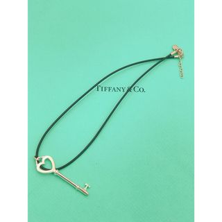 ティファニー(Tiffany & Co.)のTIFFANY&Co.ティファニー　キーネックレス　レザーチョーカー(ネックレス)