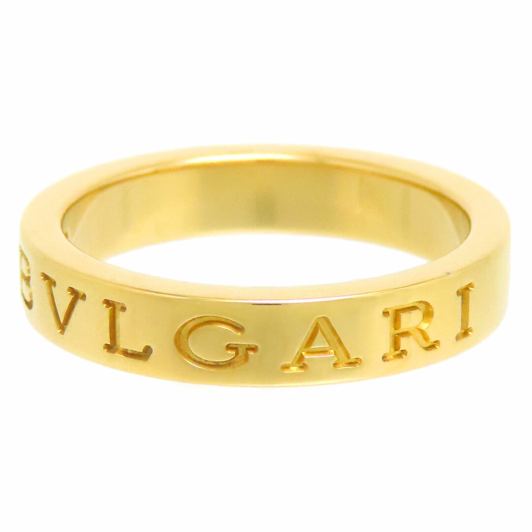 BVLGARI(ブルガリ)のブルガリ ダブルロゴ リング #15.5 342933 750 (K18YG) レディース BVLGARI [美品] 【中古】 【ジュエリー】 レディースのアクセサリー(リング(指輪))の商品写真