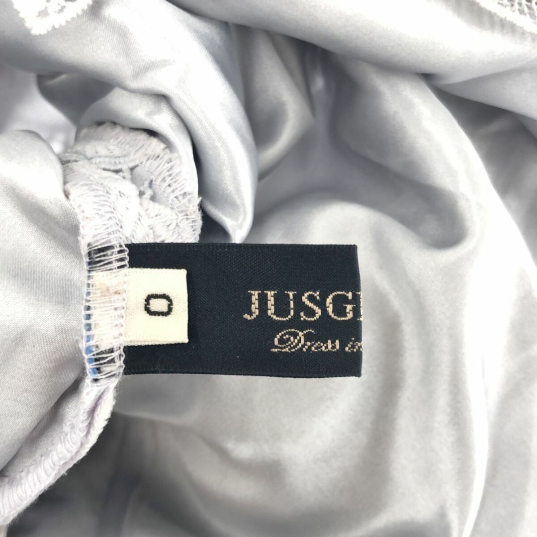 JUSGLITTY(ジャスグリッティー)のJUSGLITTY ジャスグリッティー ボトムス スカート レース 刺繍 レディースのスカート(ひざ丈スカート)の商品写真
