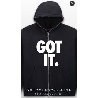 ナイキ(NIKE)の《新品》ナイキジョーダンxトラヴィス スコット フルジップパーカー / XL(パーカー)