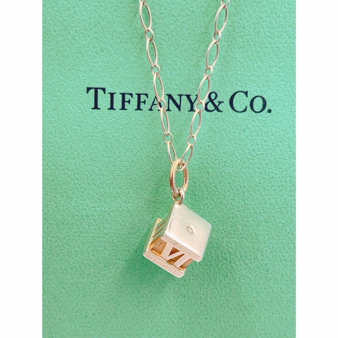 Tiffany & Co.(ティファニー)のTIFFANY&Coティファニーアトラスキューブ1Pダイヤオーバルリンクチェーン レディースのアクセサリー(ネックレス)の商品写真