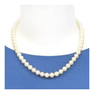 ミキモト(MIKIMOTO)のミキモト アコヤ パール ネックレス K14WG レディース MIKIMOTO [美品] 【中古】 【ジュエリー】(ネックレス)