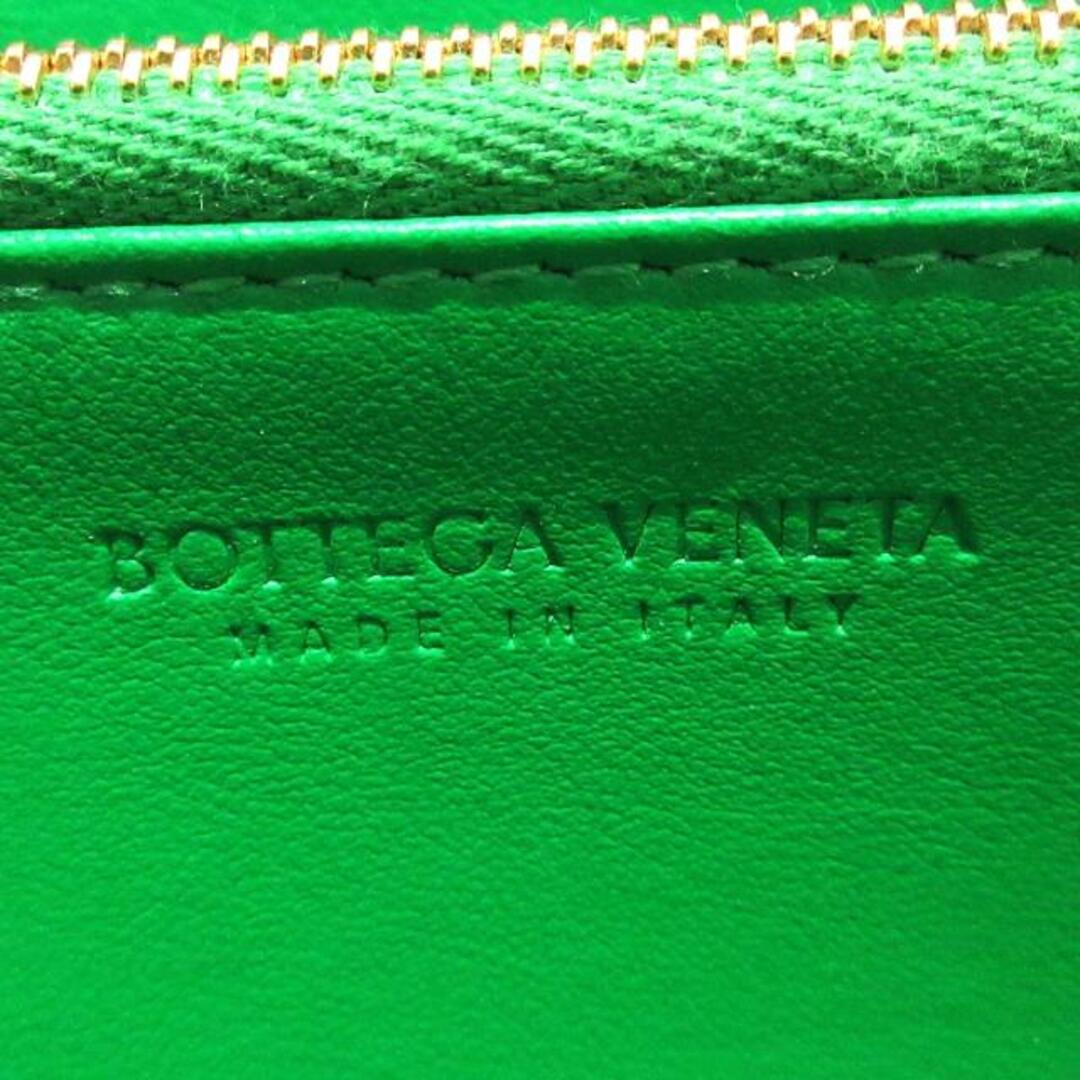 Bottega Veneta(ボッテガヴェネタ)のBOTTEGA VENETA(ボッテガヴェネタ) 長財布 カセット ジップアラウンドウォレット グリーン ラウンドファスナー レザー レディースのファッション小物(財布)の商品写真