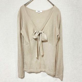 NATURAL BEAUTY BASIC ニット　薄手　レディース