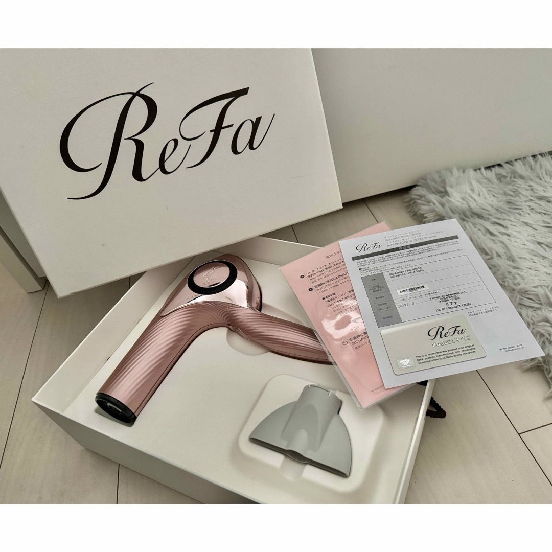 ReFa(リファ)のリファ　ドライヤー　ピンク　ReFa スマホ/家電/カメラの美容/健康(ドライヤー)の商品写真