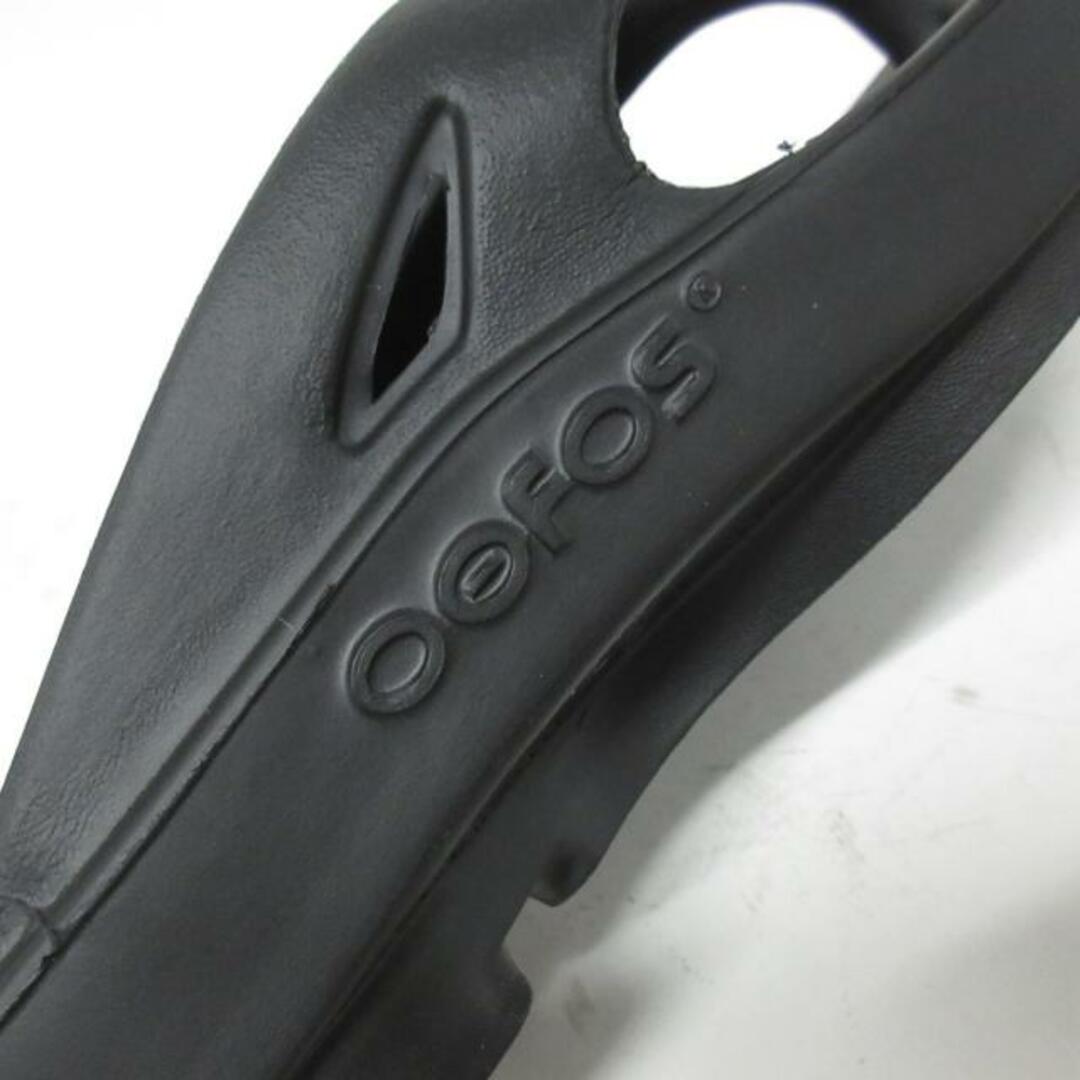 ウーフォス(OOFOS) サンダル EU41 ユニセックス新品同様  - 黒 ポリウレタン	 レディースの靴/シューズ(サンダル)の商品写真