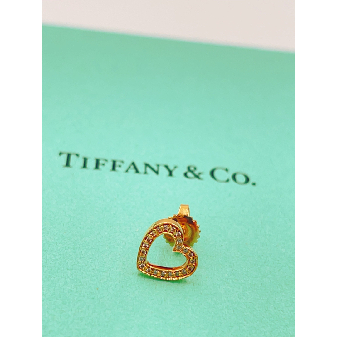 Tiffany & Co.(ティファニー)のTIFFANY&Co.ティファニーメトロハートダイヤモンド ピアス K18 RG レディースのアクセサリー(ピアス)の商品写真