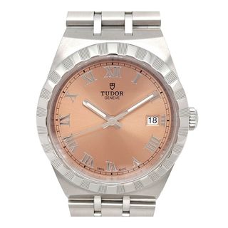 チュードル(Tudor)のチューダー ロイヤル デイト ピンクローマ 28500 自動巻き ステンレススティール メンズ TUDOR 【中古】 【時計】(腕時計(アナログ))