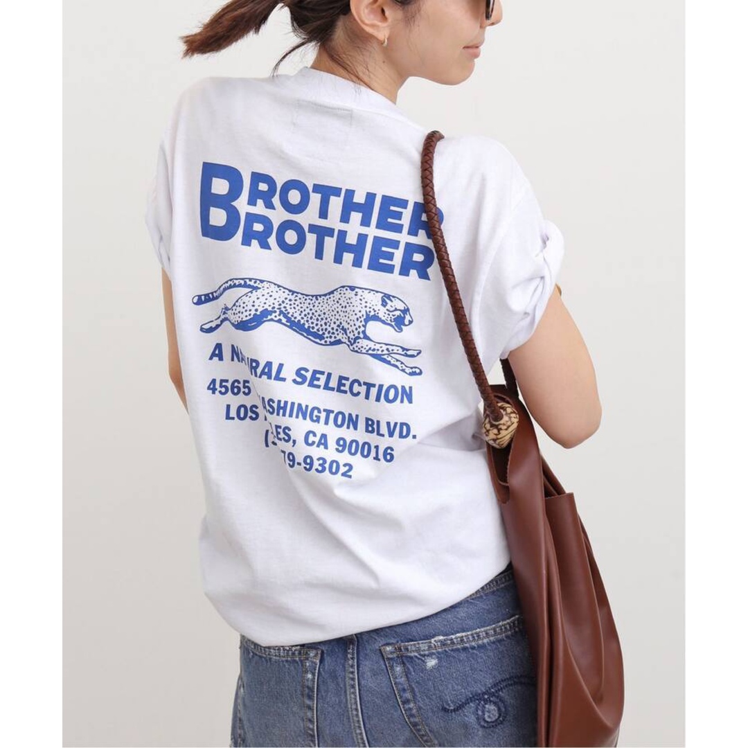 L'Appartement DEUXIEME CLASSE(アパルトモンドゥーズィエムクラス)のL'Appartement【BROTHER BROTHER】S/S TEE レディースのトップス(Tシャツ(半袖/袖なし))の商品写真