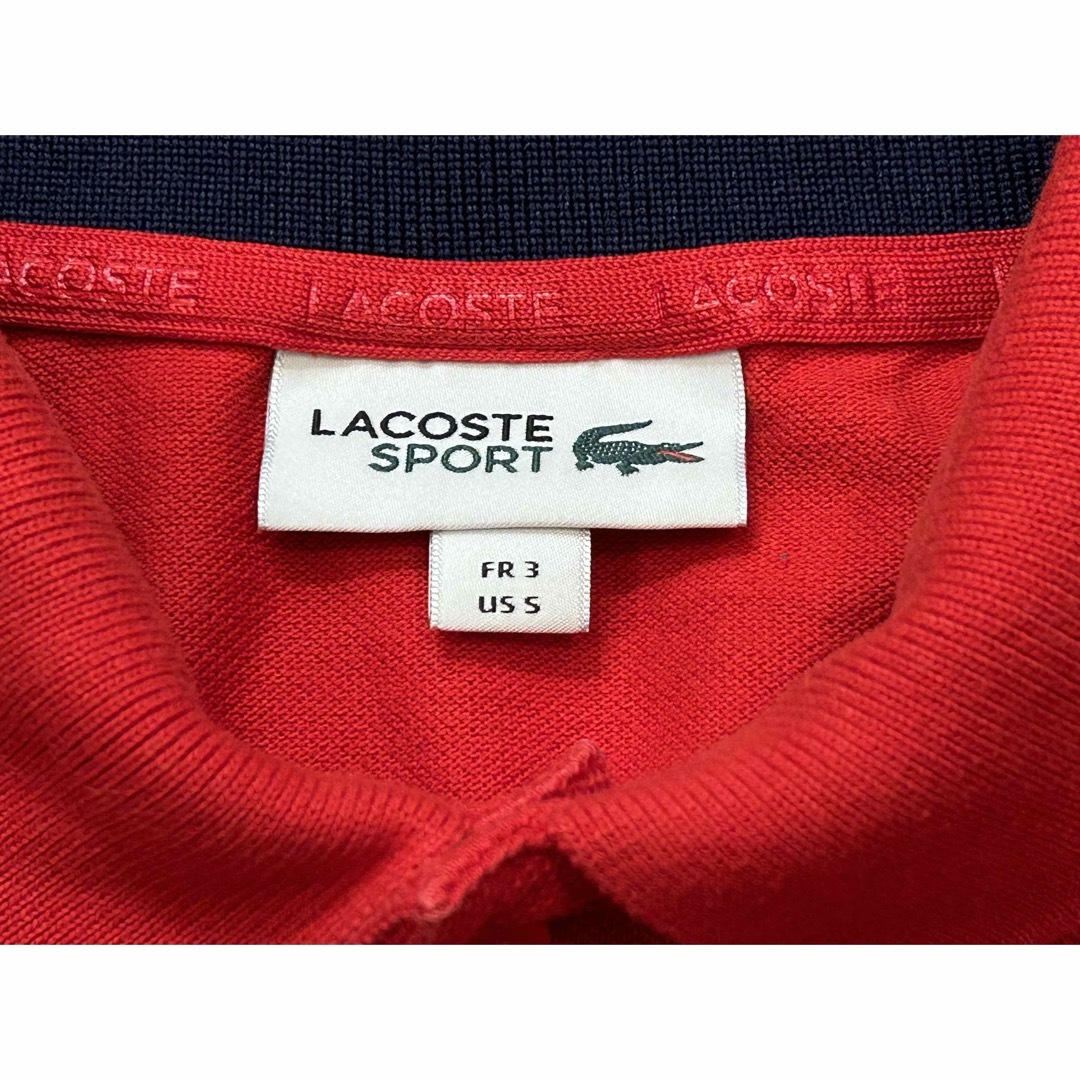LACOSTE(ラコステ)のLACOSTE SPORT　ラコステスポーツ　半袖　ポロシャツ　トリコロール　M メンズのトップス(ポロシャツ)の商品写真