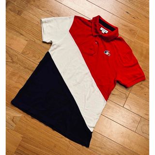 ラコステ(LACOSTE)のLACOSTE SPORT　ラコステスポーツ　半袖　ポロシャツ　トリコロール　M(ポロシャツ)