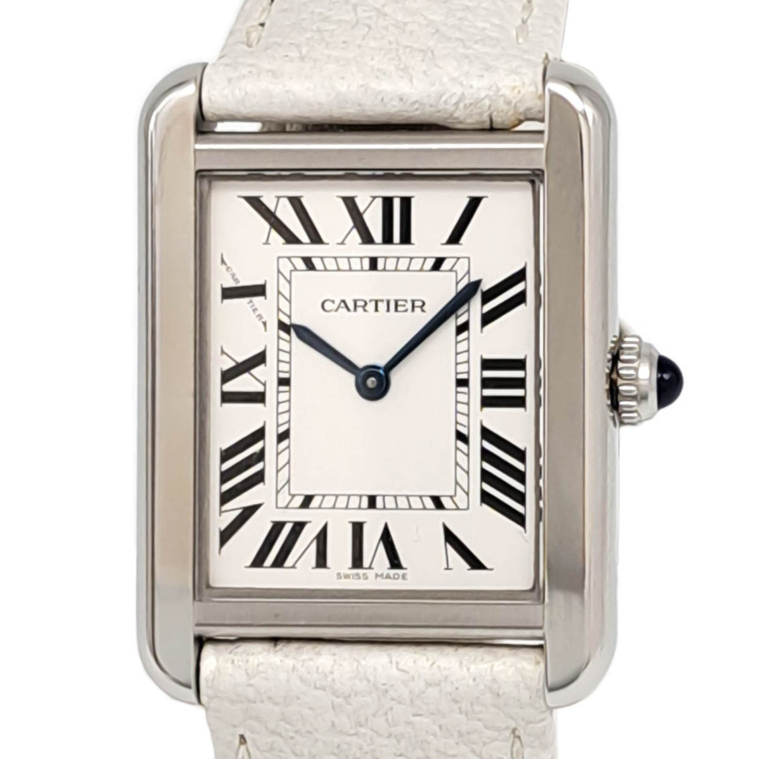 Cartier(カルティエ)のカルティエ タンクソロ SM  WSTA0030 クオーツ ステンレススティール レディース CARTIER 【中古】 【時計】 レディースのファッション小物(腕時計)の商品写真