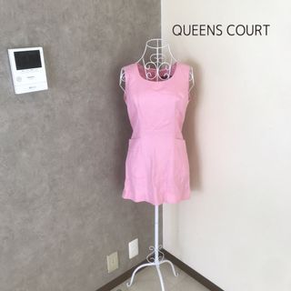 クイーンズコート(QUEENS COURT)のクイーンズコート♡2度着用　カットソー(カットソー(半袖/袖なし))