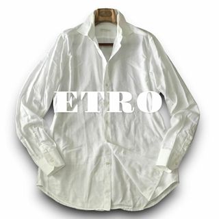 エトロ(ETRO)のA21 美品 鮮やか XXLぐらい 43『エトロ』シャドーデザイン 長袖 シャツ(その他)