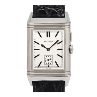 ジャガールクルト(Jaeger-LeCoultre)のジャガールクルト グランドレベルソ ウルトラスリム デュオ Q3788570 手巻き ステンレススティール メンズ JAEGER-LECOULTRE 【中古】 【時計】(腕時計(アナログ))