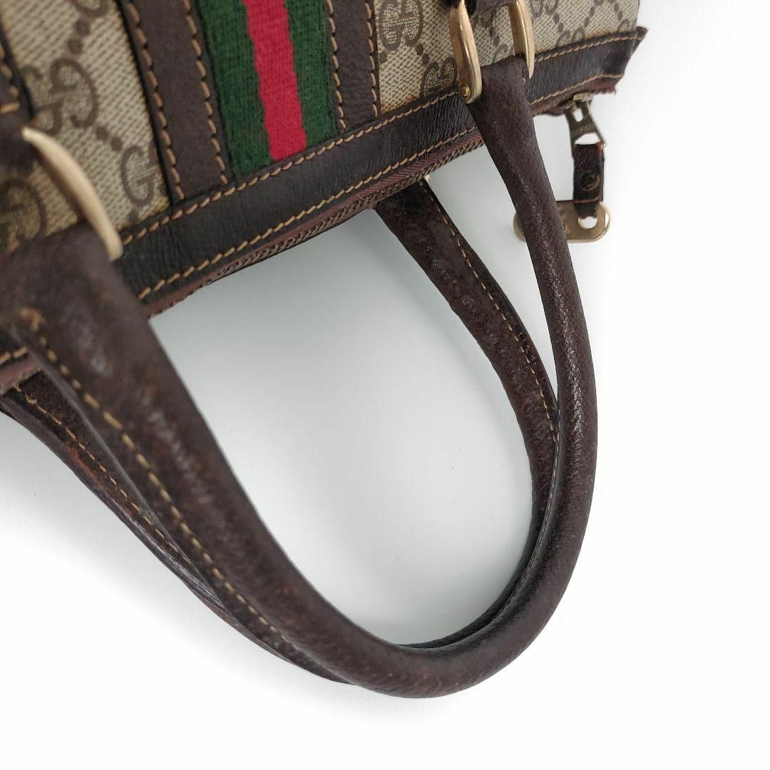 Gucci(グッチ)のGUCCI グッチ ハンドバッグ ミニボストン シェリーライン PVC レディースのバッグ(ハンドバッグ)の商品写真