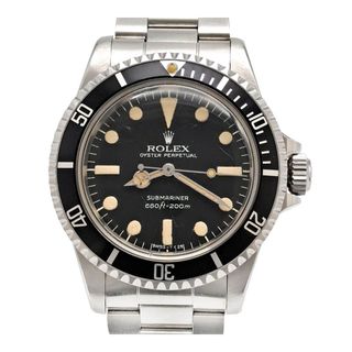 ロレックス(ROLEX)のロレックス サブマリーナ ロリポップ フチ無しダイヤル Overhauled 5513 自動巻き ステンレススティール メンズ ROLEX [アンティーク ヴィンテージ] 【中古】 【時計】(腕時計(アナログ))