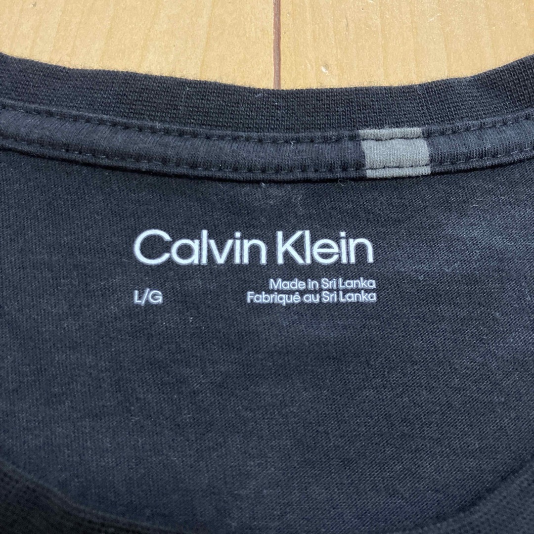 Calvin Klein(カルバンクライン)のCalvin Klein カルバンクライン　Tシャツ 総柄　ブラック　Lサイズ メンズのトップス(Tシャツ/カットソー(半袖/袖なし))の商品写真