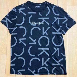 Calvin Klein - Calvin Klein カルバンクライン　Tシャツ 総柄　ブラック　Lサイズ