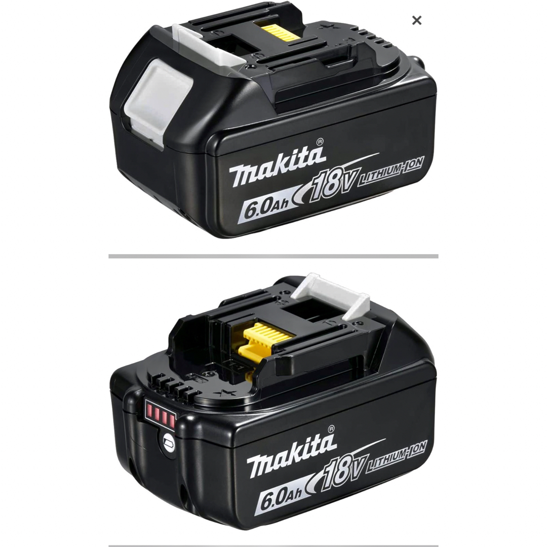 Makita(マキタ)のmakita 3個セット新品未使用　純正　BL1860B  18V バッテリー スマホ/家電/カメラのスマホ/家電/カメラ その他(その他)の商品写真