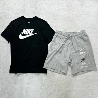 ナイキ(NIKE)の新品 NIKE XLサイズ Tシャツ ハーフパンツ セットアップ(Tシャツ/カットソー(半袖/袖なし))