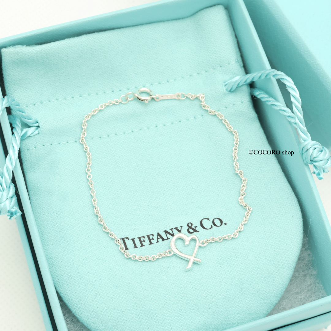 Tiffany & Co.(ティファニー)の【極美品】TIFFANY&Co. ラビング ハート ブレスレット レディースのアクセサリー(ブレスレット/バングル)の商品写真