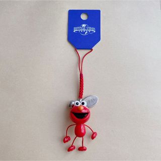 セサミストリート(SESAME STREET)のUSJ セサミストリート エルモ 根付け ストラップ キーホルダー(キーホルダー)