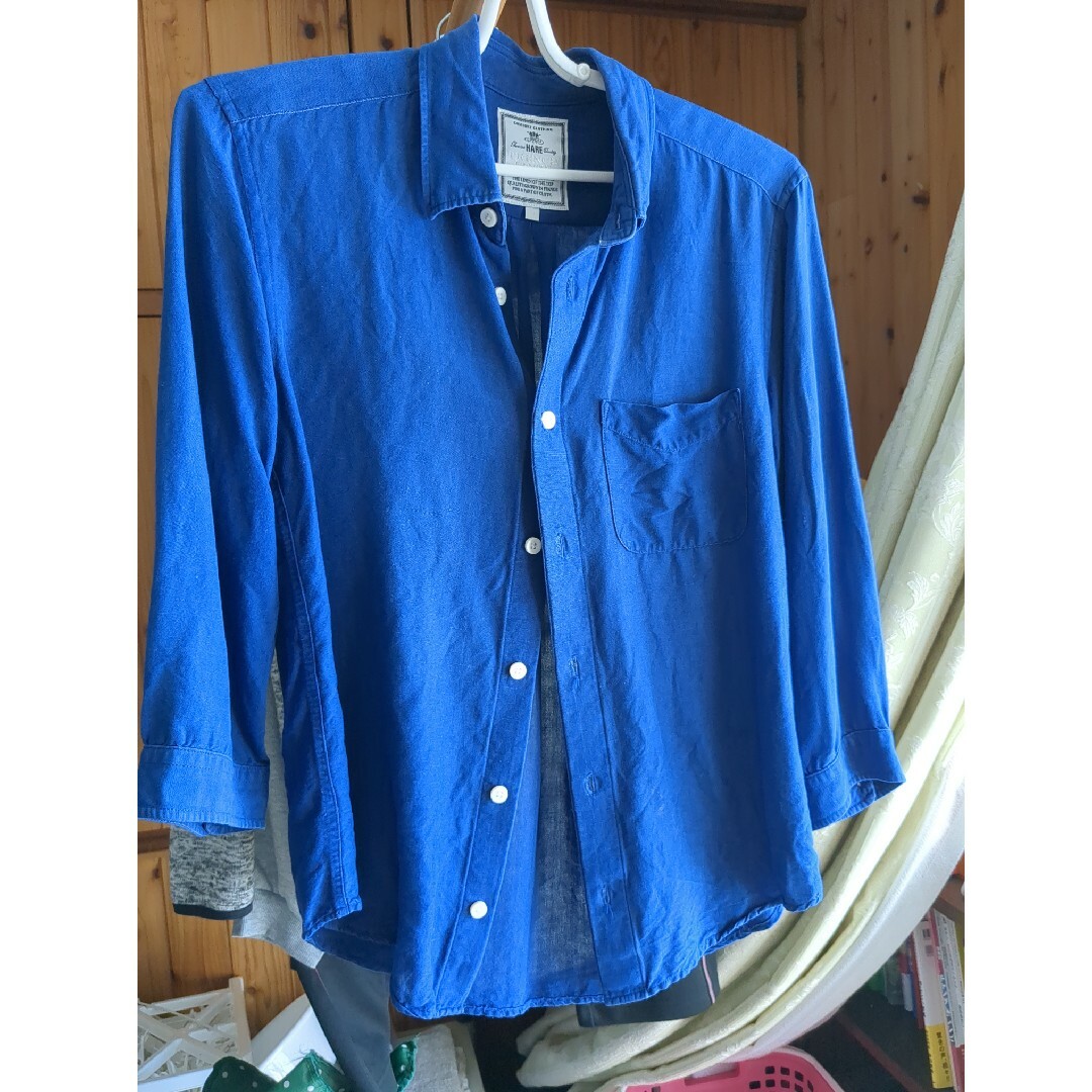 hare シャツ　七分袖 メンズのトップス(Tシャツ/カットソー(七分/長袖))の商品写真