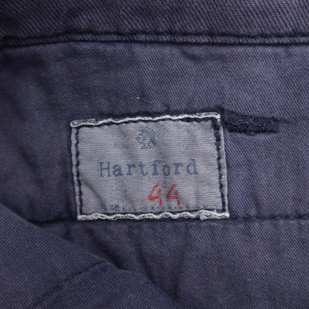 【中古】ハートフォード Hartford コットン ボタニカル柄 ショートパンツ ネイビー【サイズ44】【メンズ】 メンズのパンツ(ショートパンツ)の商品写真