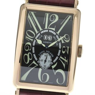 フランクミュラー FRANCK MULLER 1200S6GG ロングアイランド グランギシェ K18PG 自動巻き メンズ _806420