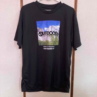 OUTDOOR - ロゴプリントTシャツ