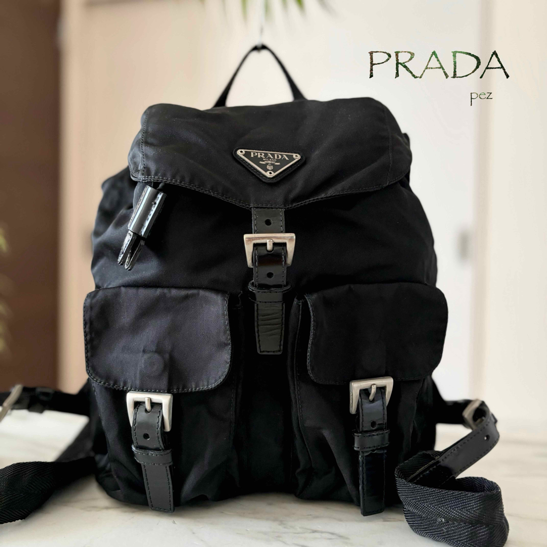 PRADA(プラダ)の極美品 PRADA プラダ テスート リュックバッグ レディースのバッグ(リュック/バックパック)の商品写真