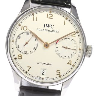 IWC IWC SCHAFFHAUSEN IW500114 ポルトギーゼ 7デイズ デイト 自動巻き メンズ 保証書付き_814935