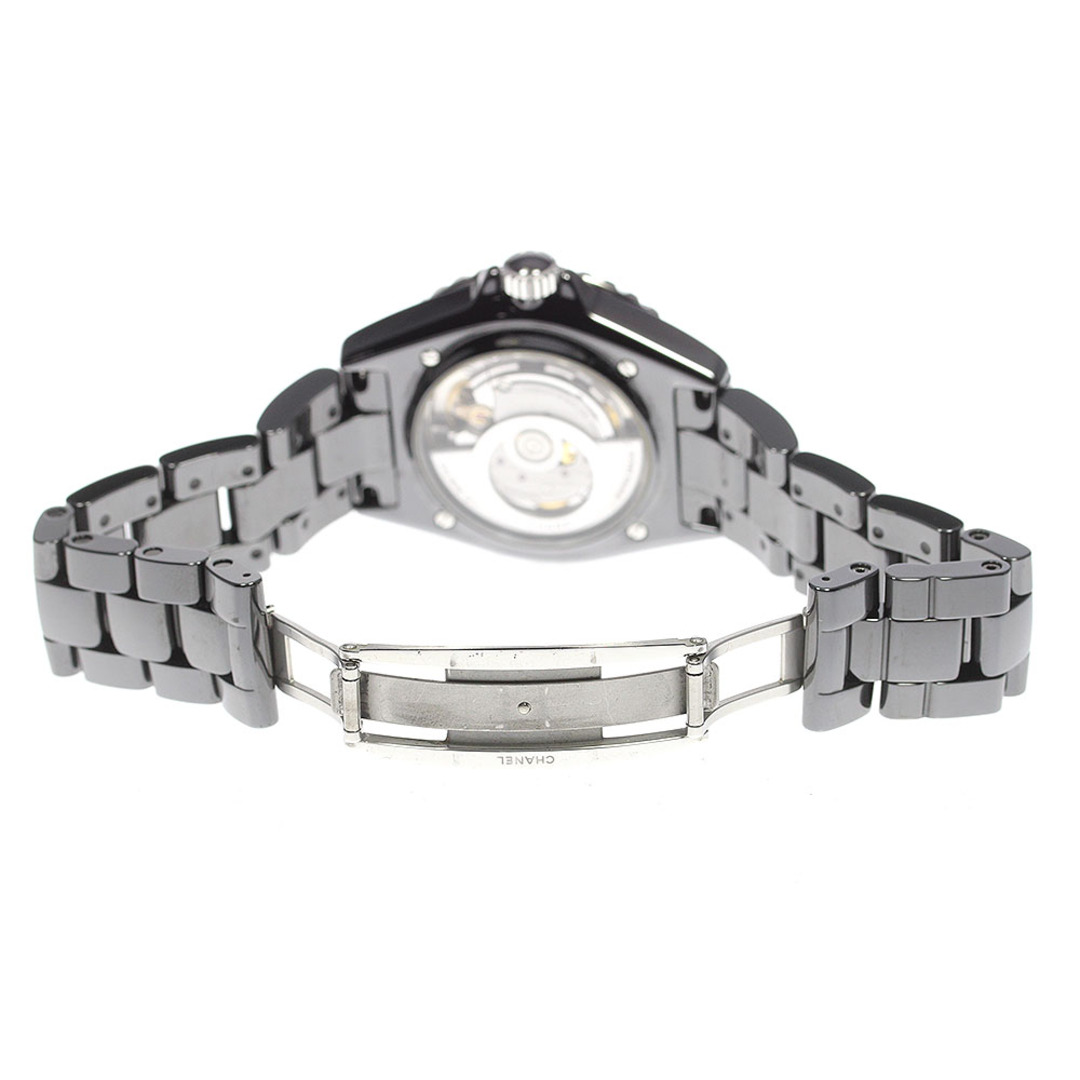 CHANEL(シャネル)のシャネル CHANEL H5702 J12 黒セラミック 38MM 12Pダイヤ 自動巻き メンズ 良品 _800995 メンズの時計(腕時計(アナログ))の商品写真