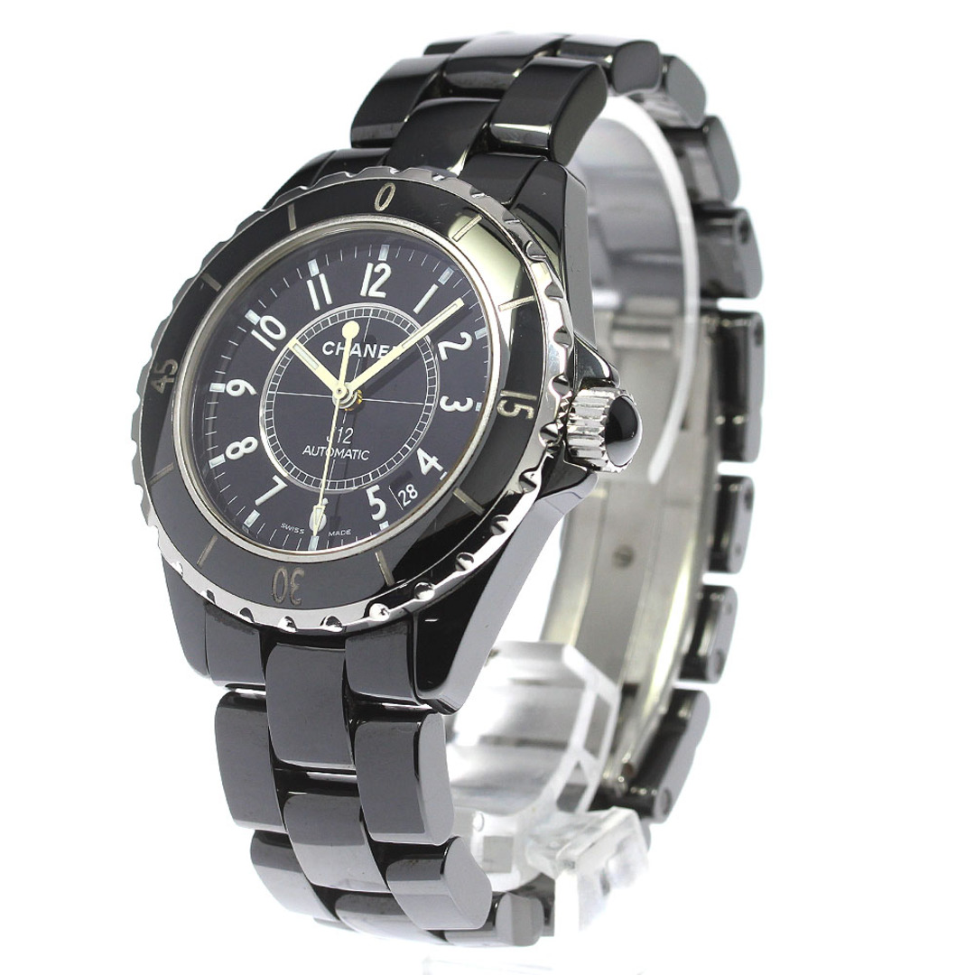 CHANEL(シャネル)のシャネル CHANEL H0685 J12 黒セラミック 自動巻き メンズ _795598 メンズの時計(腕時計(アナログ))の商品写真