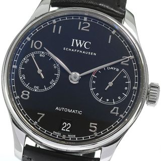 インターナショナルウォッチカンパニー(IWC)のIWC IWC SCHAFFHAUSEN IW500703 ポルトギーゼ オートマティック 7デイズ デイト 自動巻き メンズ 保証書付き_813045(腕時計(アナログ))