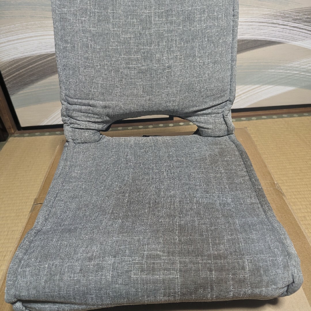 コンパクト・低反発座椅子（武田コーポレーション） インテリア/住まい/日用品の椅子/チェア(座椅子)の商品写真