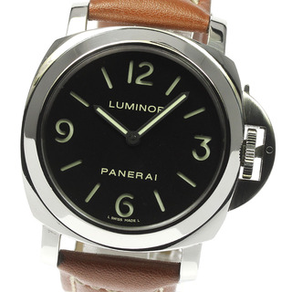 パネライ(PANERAI)のパネライ PANERAI PAM00112 ルミノールベース 手巻き メンズ _806523(腕時計(アナログ))