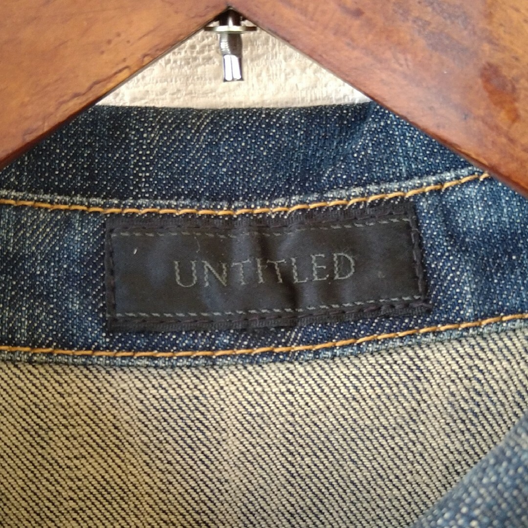 UNTITLED(アンタイトル)の【美品】UNTITLED　アンタイトル　デニム　ジャケット　日本製 メンズのジャケット/アウター(Gジャン/デニムジャケット)の商品写真