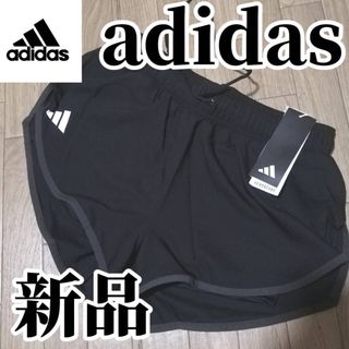 アディダス(adidas)の【インナー付き】新品　アディダス　レディース　ショートパンツ　Мサイズ　ブラック(ショートパンツ)