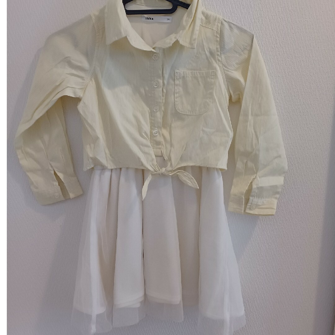 ikka(イッカ)のikka 120 ワンピース レース キッズ/ベビー/マタニティのキッズ服女の子用(90cm~)(ワンピース)の商品写真